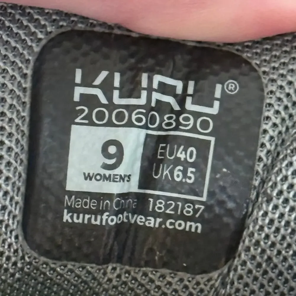 Kuru Sneakers Women 9 Gray‎ Chicane Gorpcore Trail Hiking Outdoor Walking